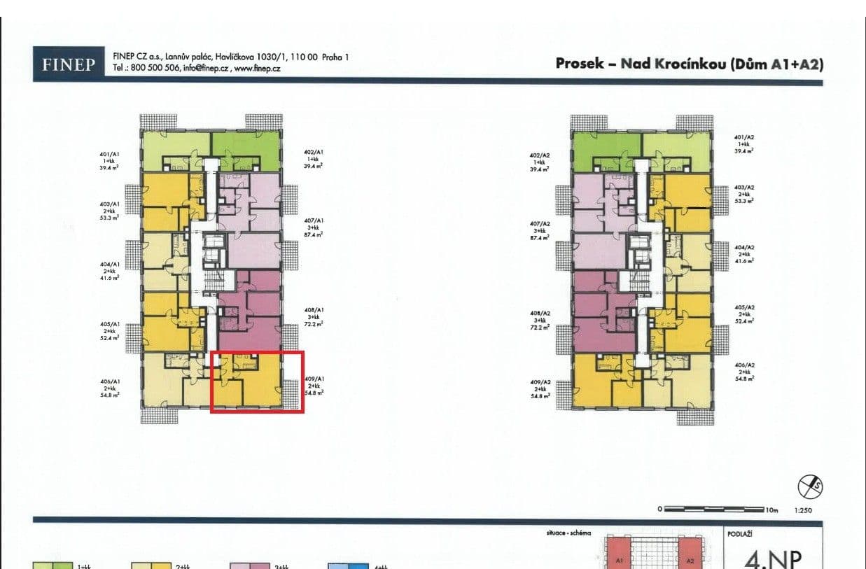 Prodej bytu 2+kk 55 m², Prosecká, Praha, Praha Prodej bytu 2+kk 55 m², Prosecká, Praha, Praha