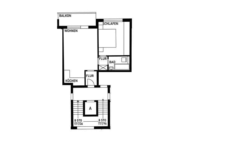 Pronájem bytu 2+kk 43 m², Bochumer Straße, Herne, Severní Porýní-Vestfálsko Pronájem bytu 2+kk 43 m², Bochumer Straße, Herne, Severní Porýní-Vestfálsko