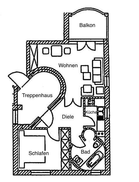 Pronájem bytu 2+1 50 m², Richard-Strauss-Str. 51, Ingolstadt, Bavorsko Pronájem bytu 2+1 50 m², Richard-Strauss-Str. 51, Ingolstadt, Bavorsko