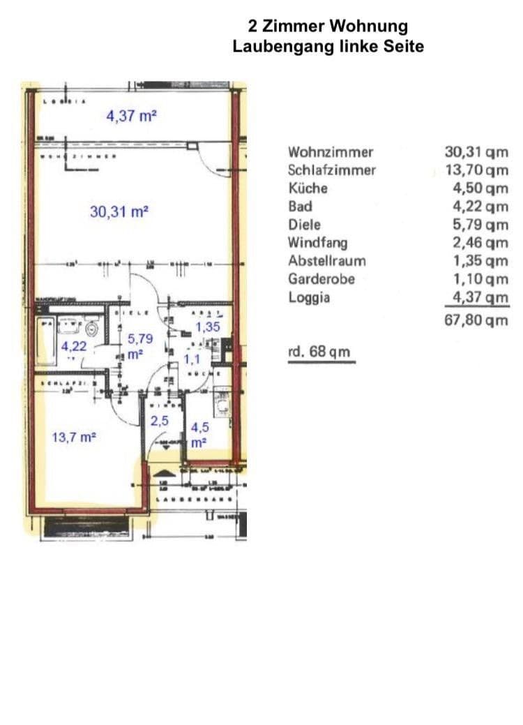 Prodej bytu 2+1 68 m², Kerpen, Severní Porýní-Vestfálsko Prodej bytu 2+1 68 m², Kerpen, Severní Porýní-Vestfálsko