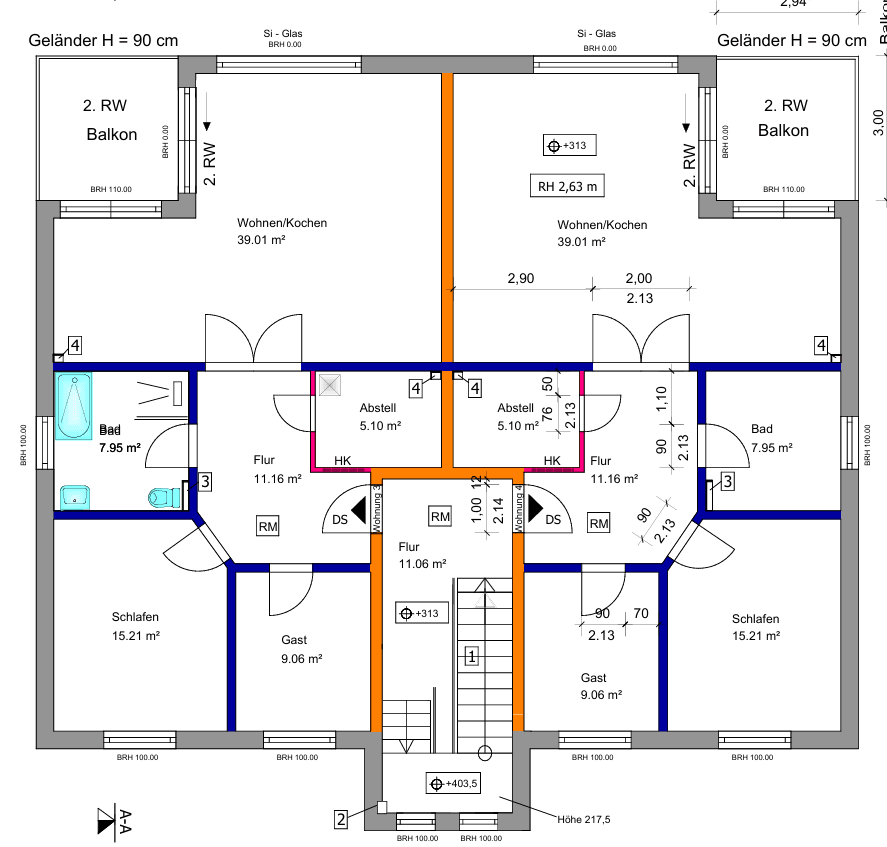 Pronájem bytu 3+1 92 m², An den Klosteräckern 2, Luckau, Braniborsko Pronájem bytu 3+1 92 m², An den Klosteräckern 2, Luckau, Braniborsko