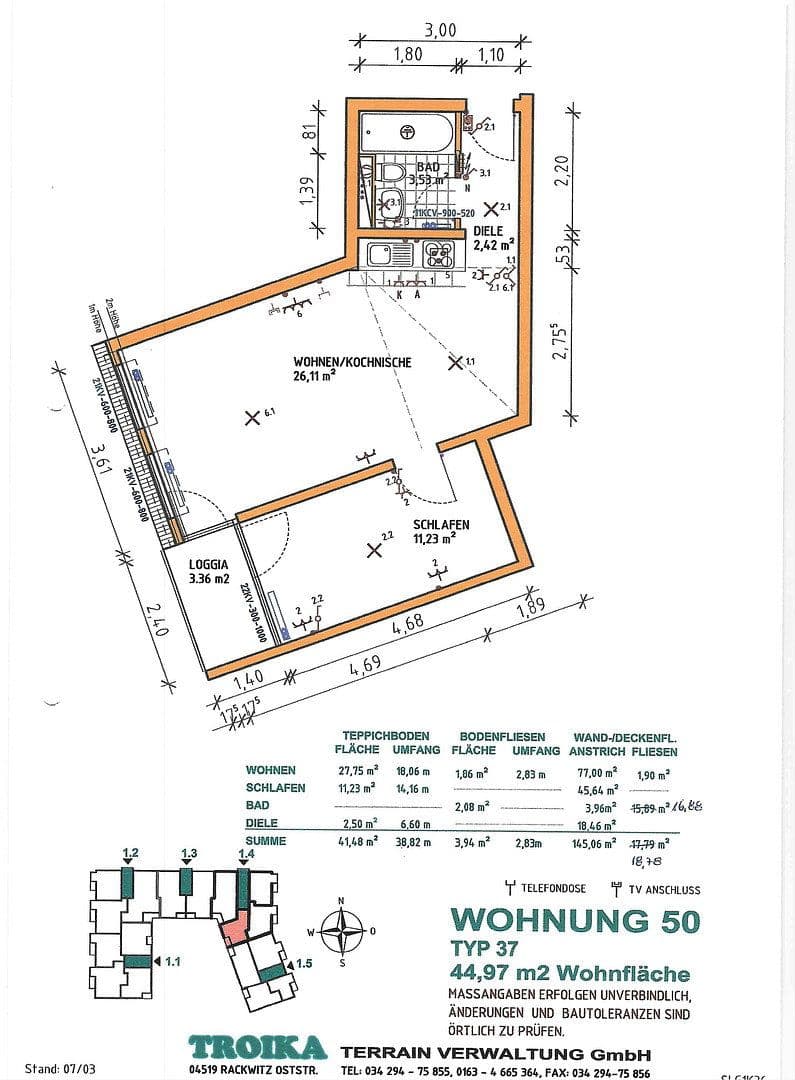 Prodej bytu 2+1 47 m², Rackwitz, Sasko Prodej bytu 2+1 47 m², Rackwitz, Sasko