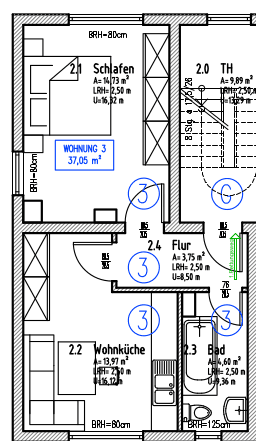 Pronájem bytu 2+1 37 m², Bochum, Severní Porýní-Vestfálsko Pronájem bytu 2+1 37 m², Bochum, Severní Porýní-Vestfálsko