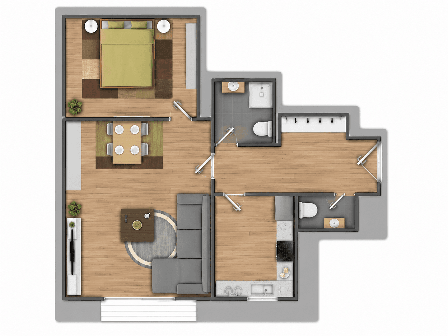 Pronájem bytu 2+1 45 m², Eichenstraße 8, Wien, Wien Pronájem bytu 2+1 45 m², Eichenstraße 8, Wien, Wien