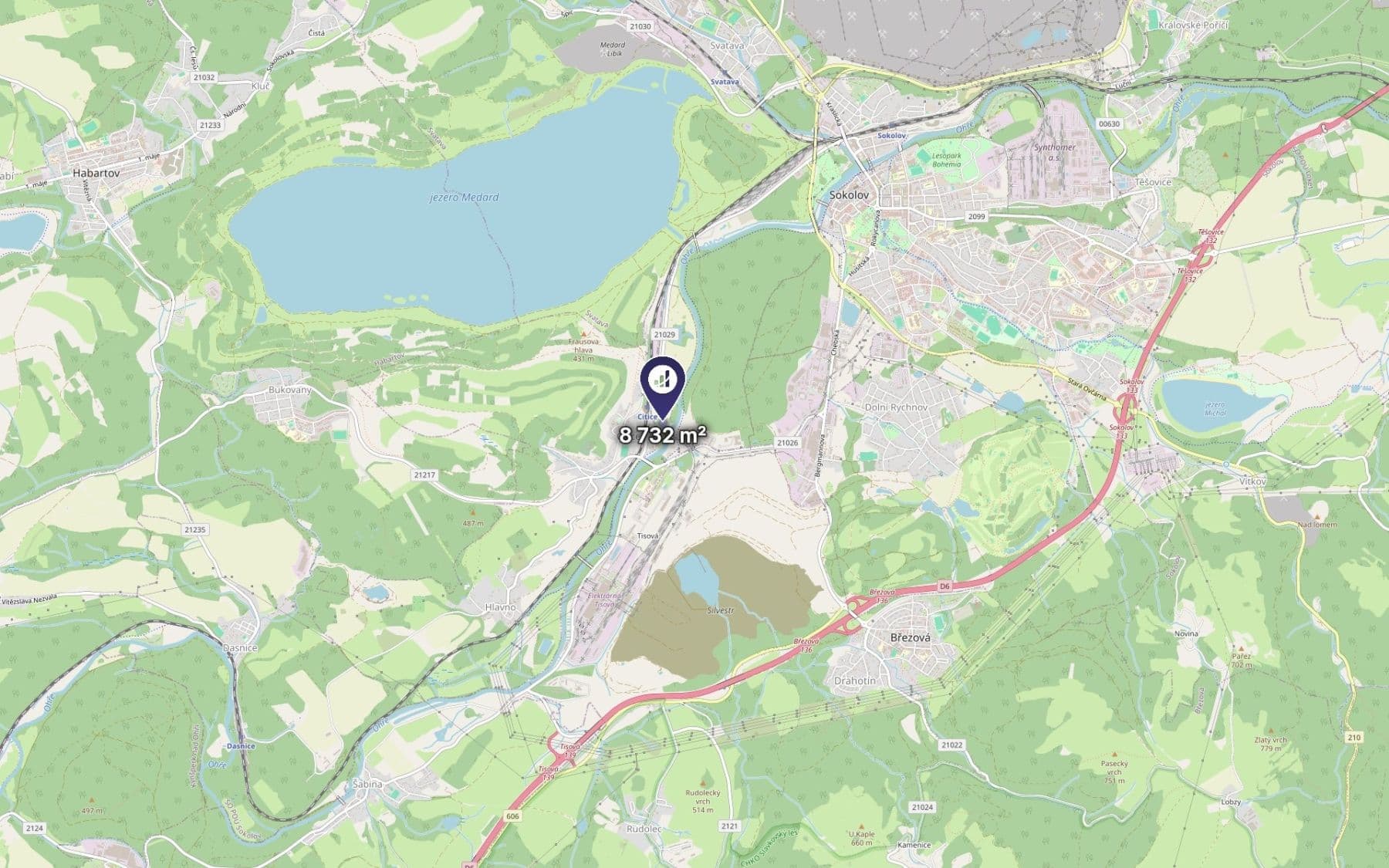 Prodej pozemku 8.732 m², Citice, Karlovarský kraj Prodej pozemku 8.732 m², Citice, Karlovarský kraj
