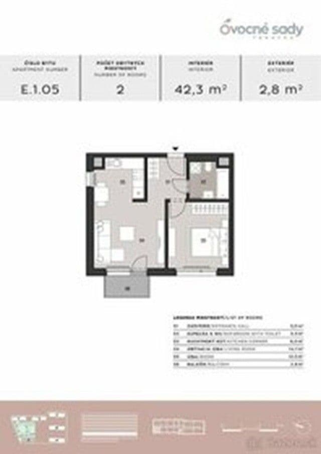 Pronájem bytu 2+1 45 m², Ivanská cesta, Ružinov, Bratislavský kraj Pronájem bytu 2+1 45 m², Ivanská cesta, Ružinov, Bratislavský kraj