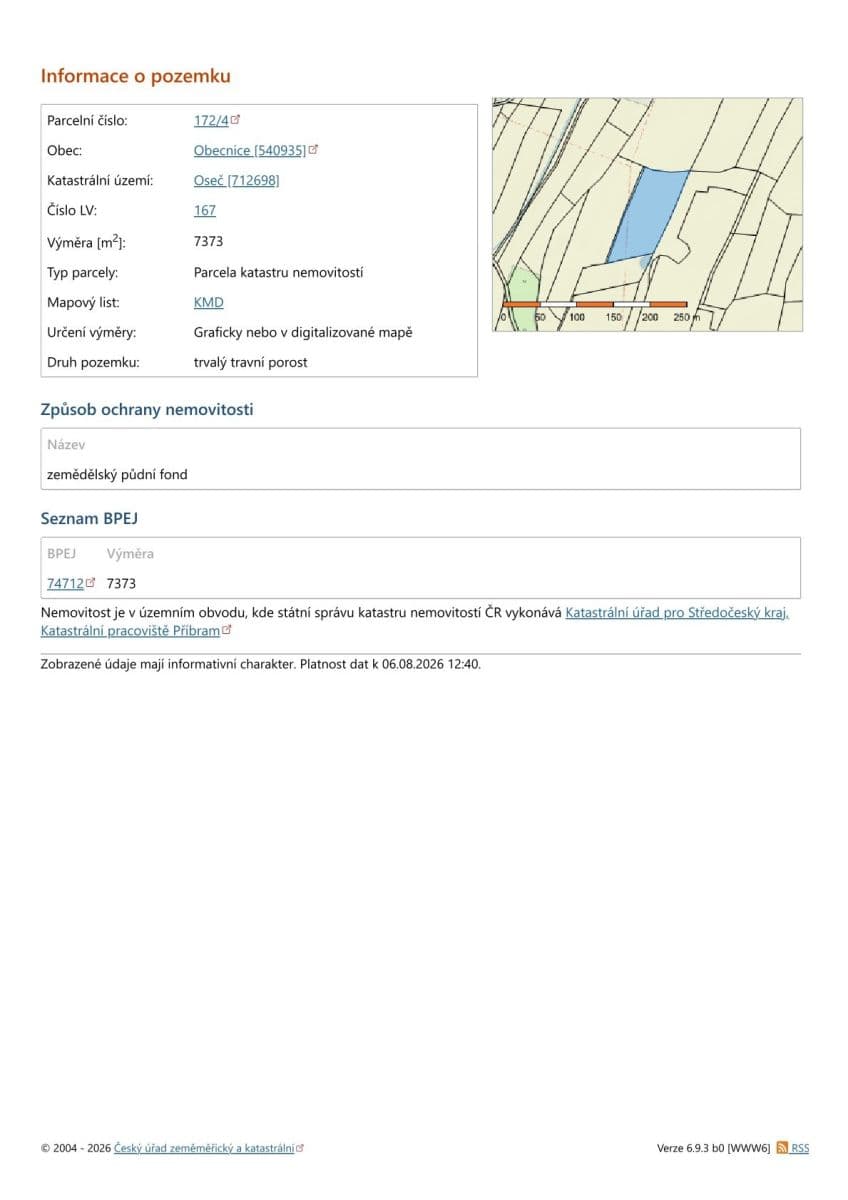 Prodej pozemku 28.997 m², Obecnice, Středočeský kraj Prodej pozemku 28.997 m², Obecnice, Středočeský kraj