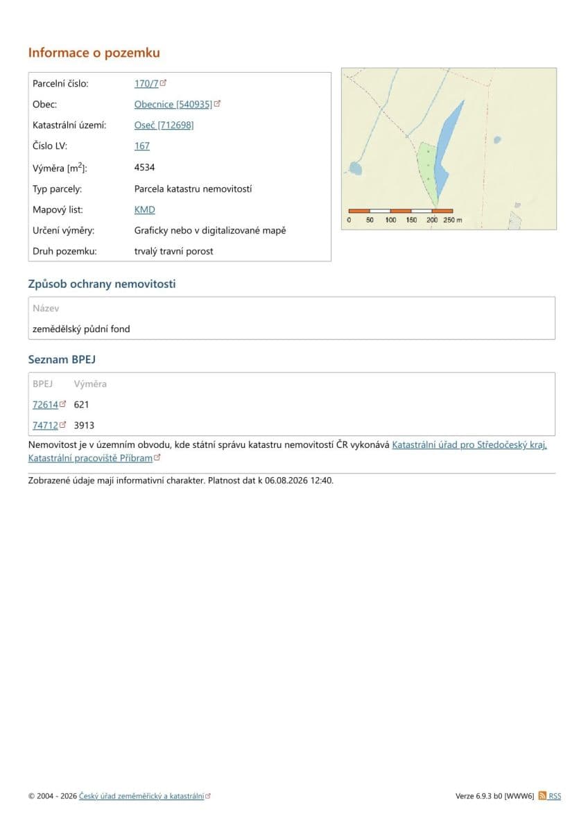 Prodej pozemku 28.997 m², Obecnice, Středočeský kraj Prodej pozemku 28.997 m², Obecnice, Středočeský kraj