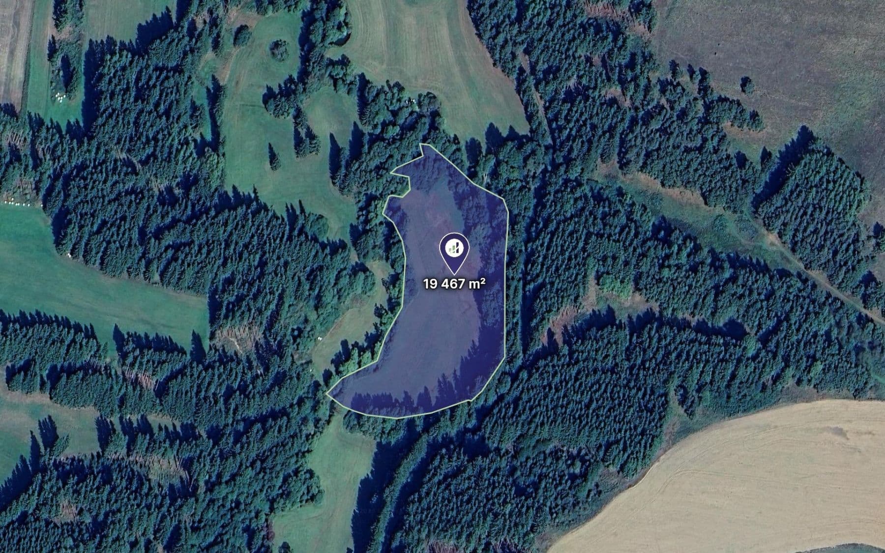 Prodej pozemku 19.467 m², Útvina, Karlovarský kraj Prodej pozemku 19.467 m², Útvina, Karlovarský kraj