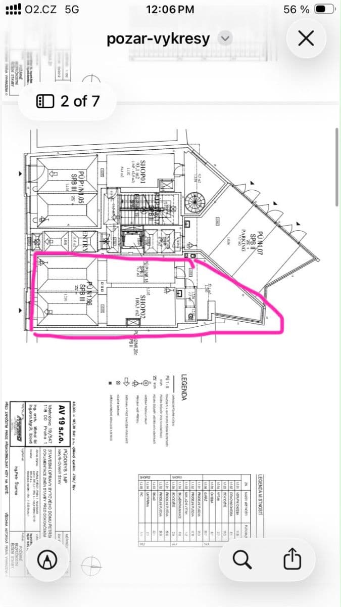 Pronájem kanceláře 97 m², Petrská, Praha, Praha Pronájem kanceláře 97 m², Petrská, Praha, Praha