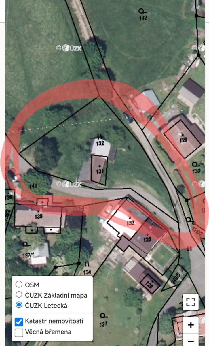 Prodej pozemku 1.100 m², Velké Hamry, Liberecký kraj Prodej pozemku 1.100 m², Velké Hamry, Liberecký kraj