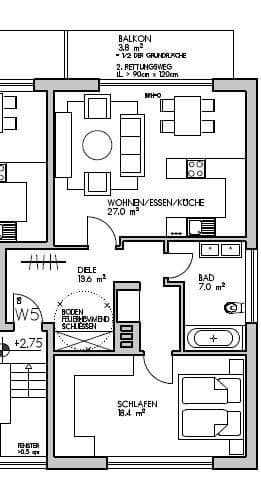 Pronájem bytu 2+1 70 m², Am Weidengraben 48, Duisburg, Severní Porýní-Vestfálsko Pronájem bytu 2+1 70 m², Am Weidengraben 48, Duisburg, Severní Porýní-Vestfálsko