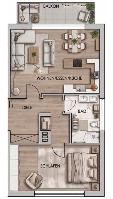 Pronájem bytu 2+1 70 m², Am Weidengraben 48, Duisburg, Severní Porýní-Vestfálsko Pronájem bytu 2+1 70 m², Am Weidengraben 48, Duisburg, Severní Porýní-Vestfálsko