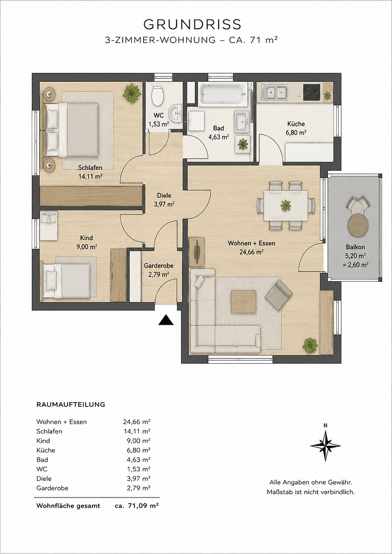 Prodej bytu 3+1 71 m², Pfullingen, Bádensko-Württembersko Prodej bytu 3+1 71 m², Pfullingen, Bádensko-Württembersko