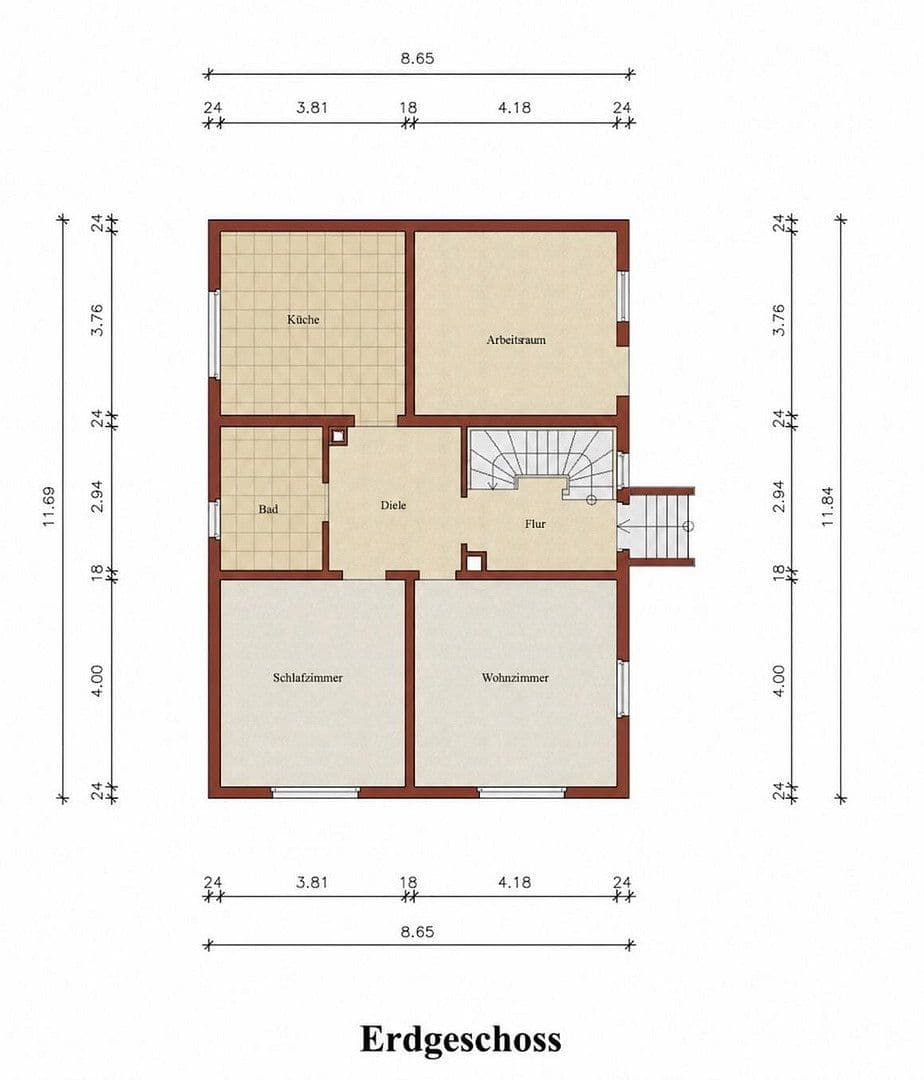 Prodej domu 152 m², pozemek 322 m², Rheinstraße 10, 76467 Bietigheim/Baden, Bietigheim, Bádensko-Württembersko Prodej domu 152 m², pozemek 322 m², Rheinstraße 10, 76467 Bietigheim/Baden, Bietigheim, Bádensko-Württembersko