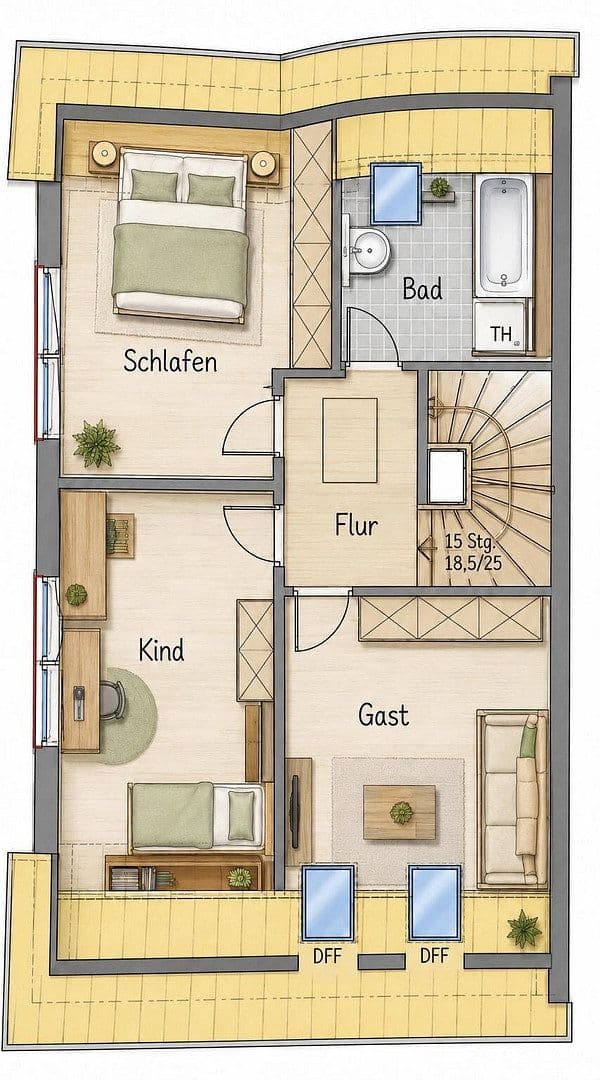Prodej domu 106 m², pozemek 193 m², Hirsackerstrasse 5/2, Gottmadingen, Bádensko-Württembersko Prodej domu 106 m², pozemek 193 m², Hirsackerstrasse 5/2, Gottmadingen, Bádensko-Württembersko