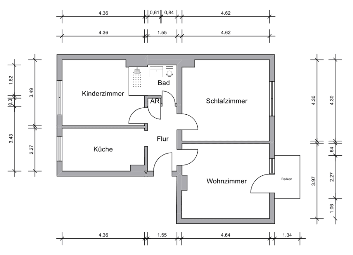 Prodej bytu 3+1 72 m², Duisburg, Severní Porýní-Vestfálsko Prodej bytu 3+1 72 m², Duisburg, Severní Porýní-Vestfálsko