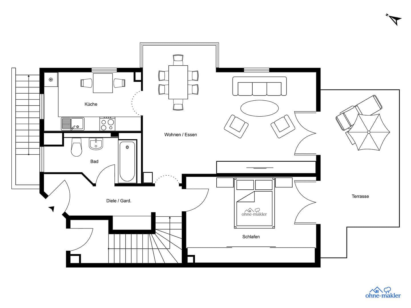 Prodej bytu 3+1 86 m², München, Bavorsko Prodej bytu 3+1 86 m², München, Bavorsko
