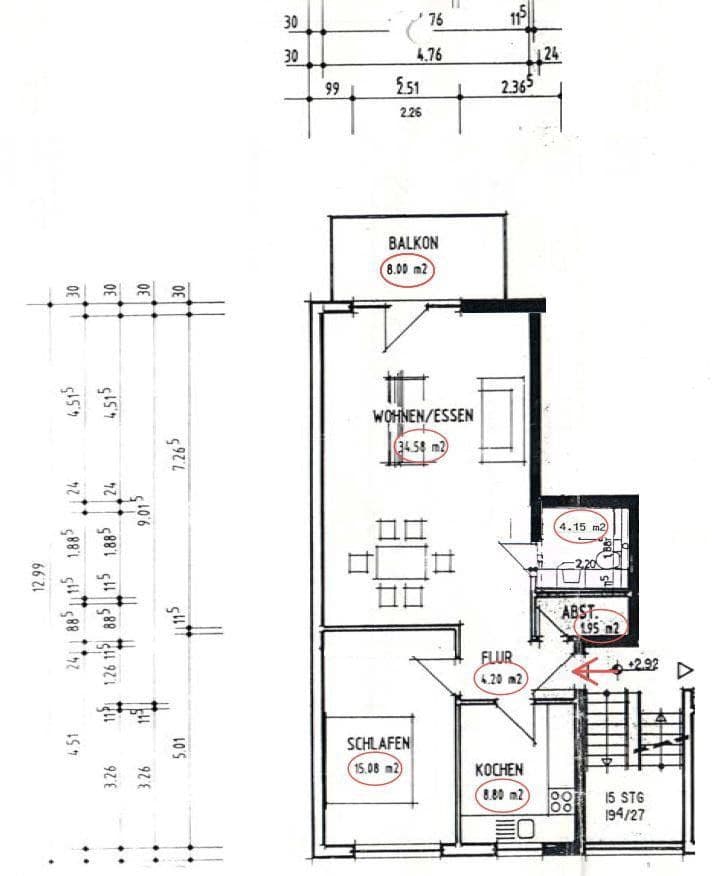 Pronájem bytu 2+1 71 m², Bad Vilbel, Hessen Pronájem bytu 2+1 71 m², Bad Vilbel, Hessen