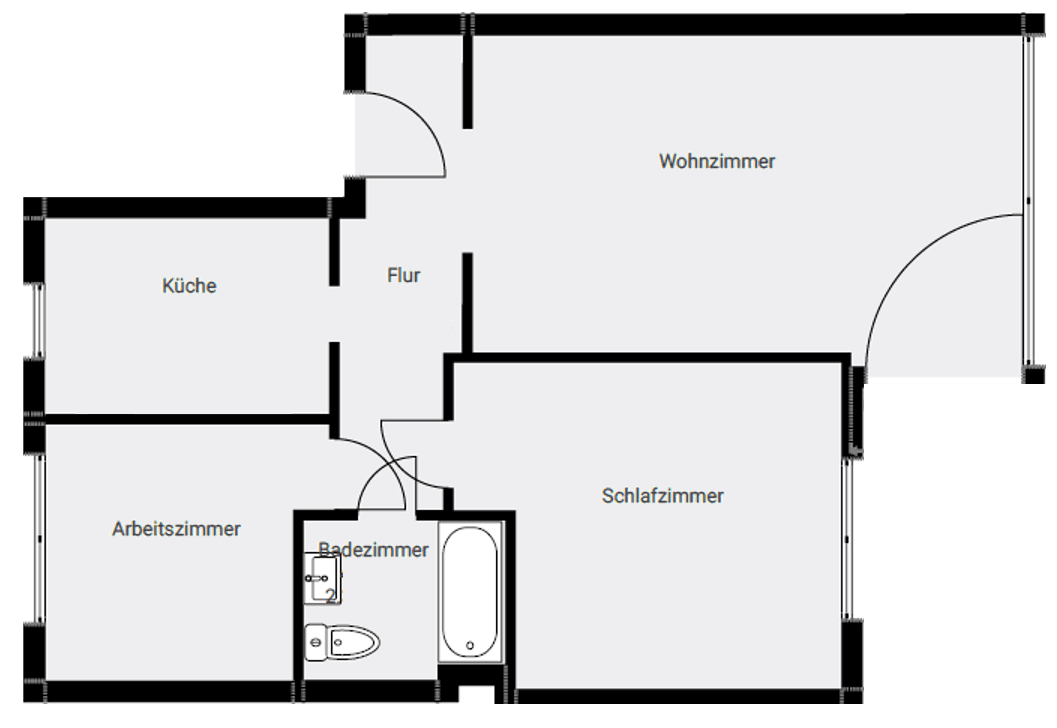 Pronájem bytu 3+1 68 m², Zornheim, Porýní-Falc Pronájem bytu 3+1 68 m², Zornheim, Porýní-Falc