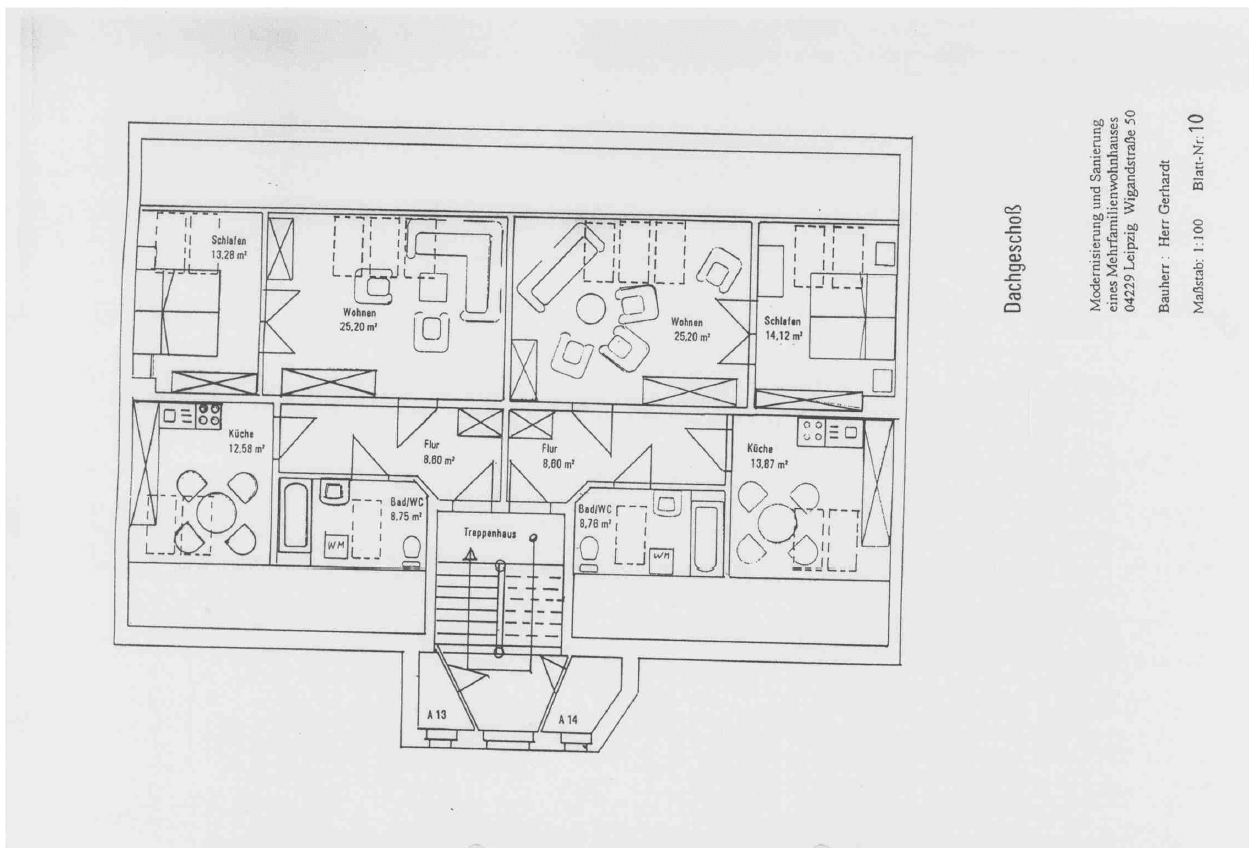 Pronájem bytu 2+1 63 m², Wigandstraße 50, Leipzig, Sasko Pronájem bytu 2+1 63 m², Wigandstraße 50, Leipzig, Sasko