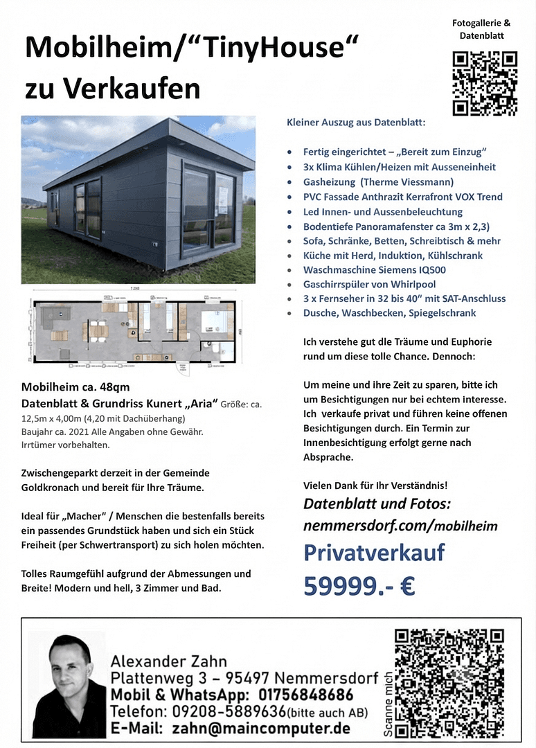 Prodej domu 48 m², pozemek 1 m², Bayreuth, Bavorsko Prodej domu 48 m², pozemek 1 m², Bayreuth, Bavorsko