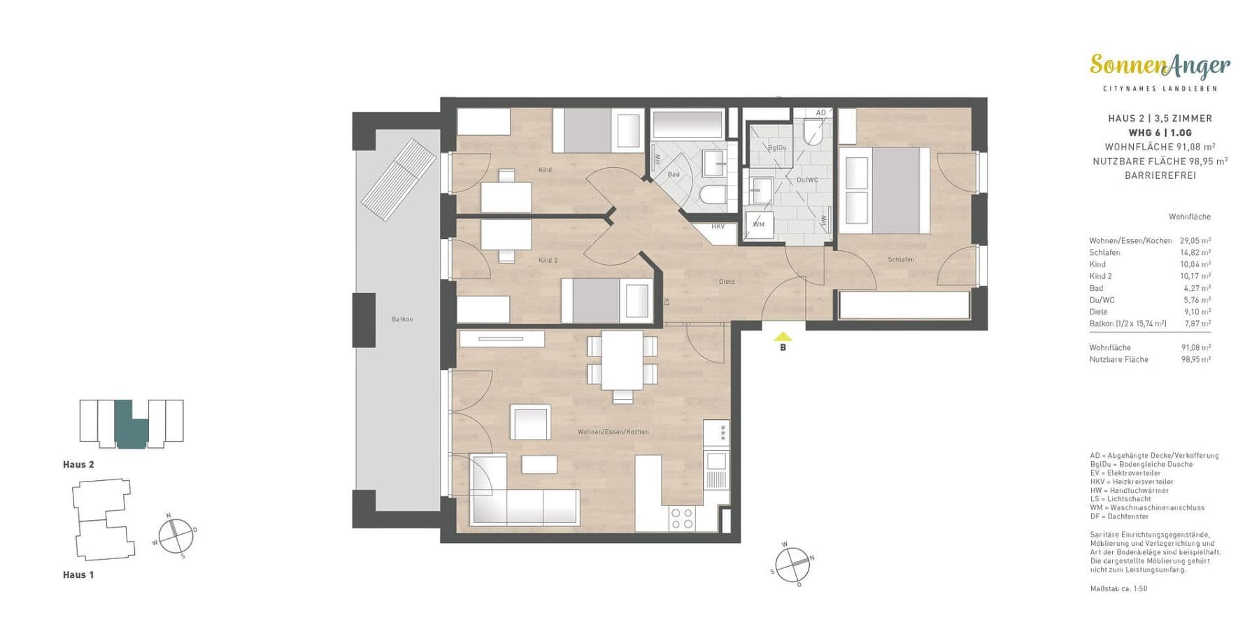 Prodej bytu 3+kk 92 m², Keferloher-Markt-Straße 9b, Putzbrunn-Oedenstockach, Bavorsko Prodej bytu 3+kk 92 m², Keferloher-Markt-Straße 9b, Putzbrunn-Oedenstockach, Bavorsko
