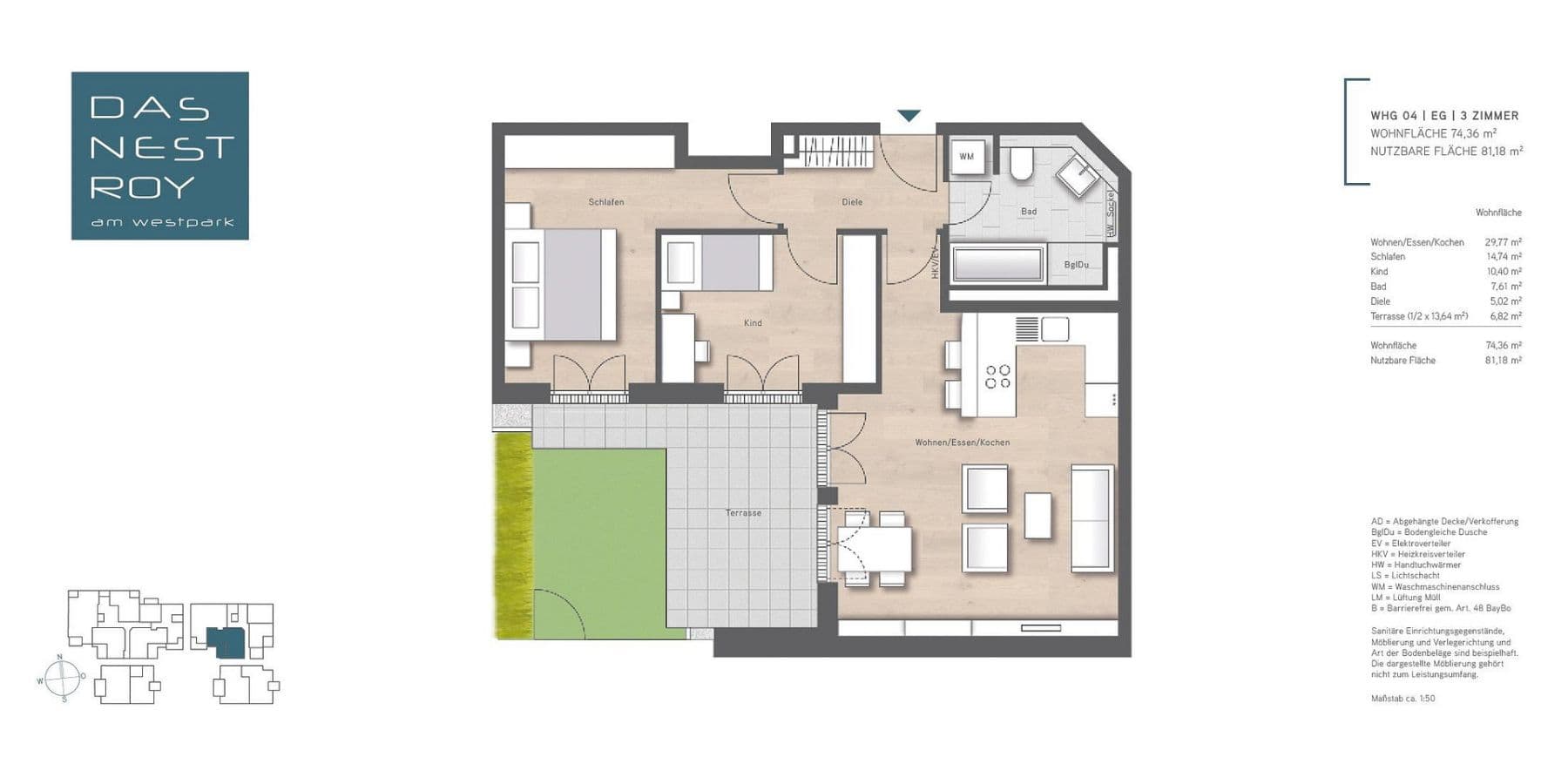 Prodej bytu 3+1 75 m², Nestroystraße 13, München, Bavorsko Prodej bytu 3+1 75 m², Nestroystraße 13, München, Bavorsko