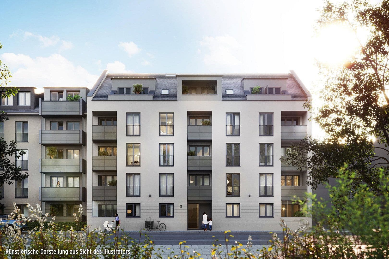 Prodej bytu 3+1 75 m², Nestroystraße 13, München, Bavorsko Prodej bytu 3+1 75 m², Nestroystraße 13, München, Bavorsko