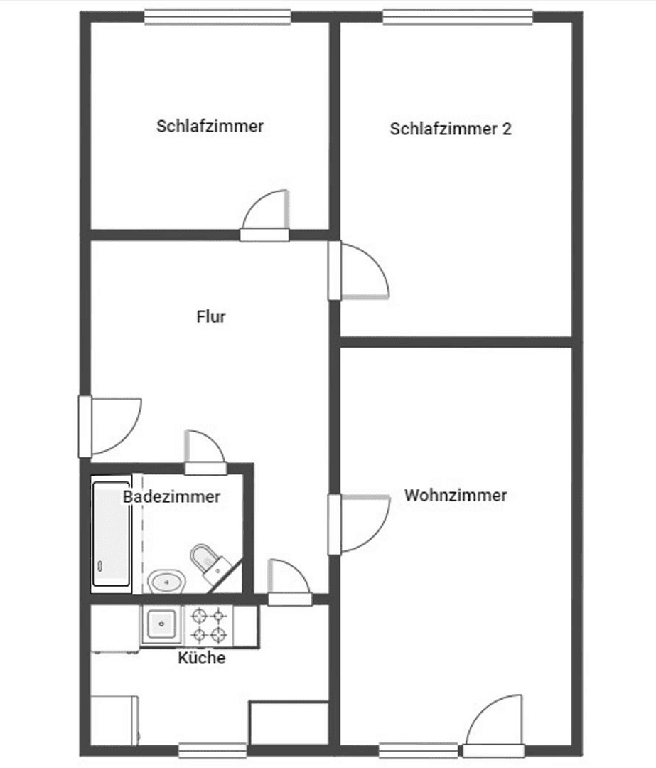 Pronájem bytu 3+1 73 m², Bernau, Braniborsko Pronájem bytu 3+1 73 m², Bernau, Braniborsko