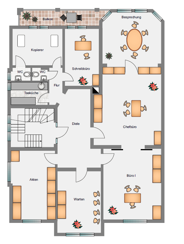 Pronájem kanceláře 202 m², Brückenstraße 19, Hamm, Severní Porýní-Vestfálsko Pronájem kanceláře 202 m², Brückenstraße 19, Hamm, Severní Porýní-Vestfálsko