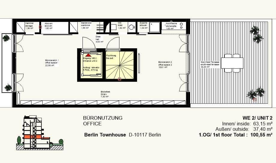 Pronájem bytu 1+1 85 m², Caroline-von-Humboldt-Weg 12, Berlin, Berlín Pronájem bytu 1+1 85 m², Caroline-von-Humboldt-Weg 12, Berlin, Berlín