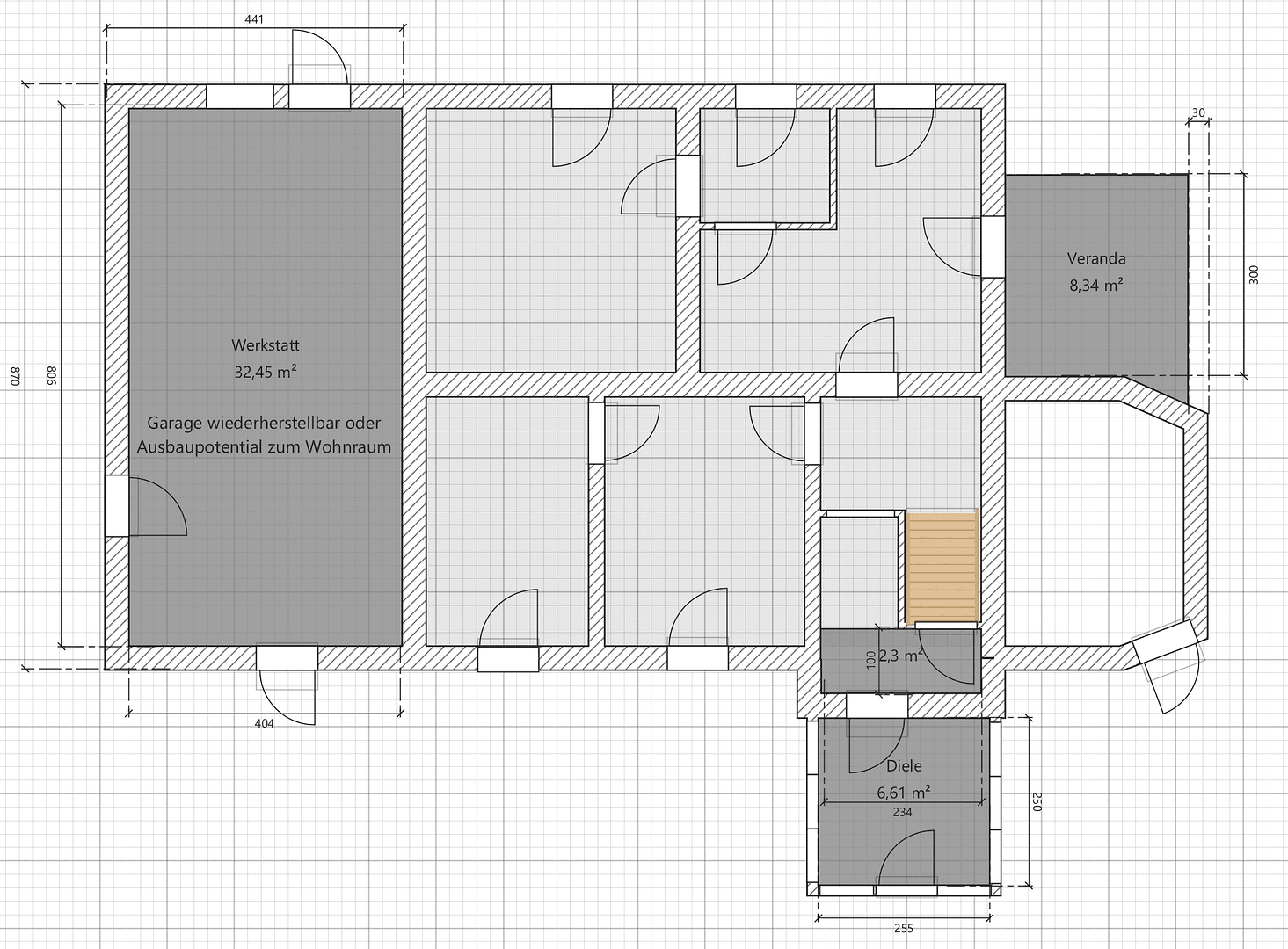 Prodej domu 170 m², pozemek 2.000 m², Kremmen, Braniborsko Prodej domu 170 m², pozemek 2.000 m², Kremmen, Braniborsko