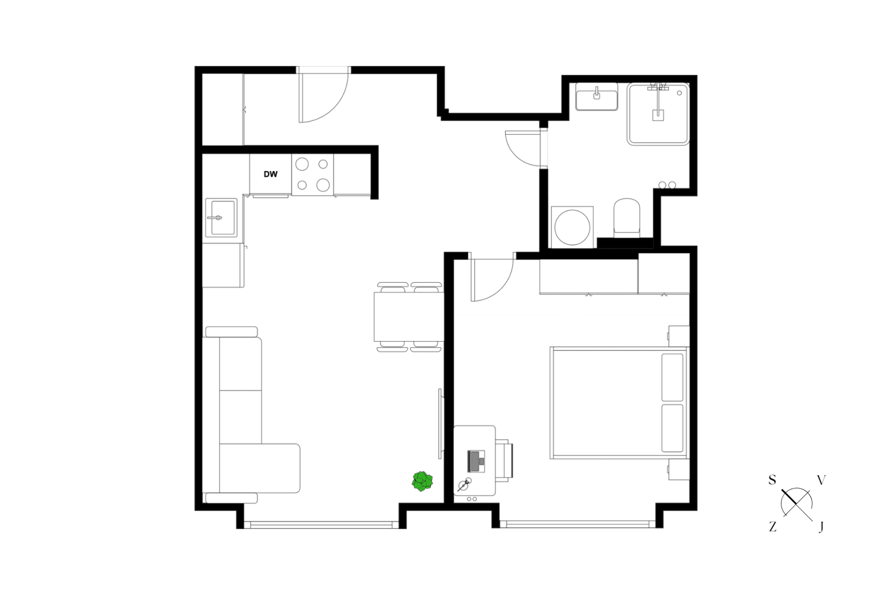 Prodej bytu 2+kk 42 m², Ruská, Praha, Praha Prodej bytu 2+kk 42 m², Ruská, Praha, Praha