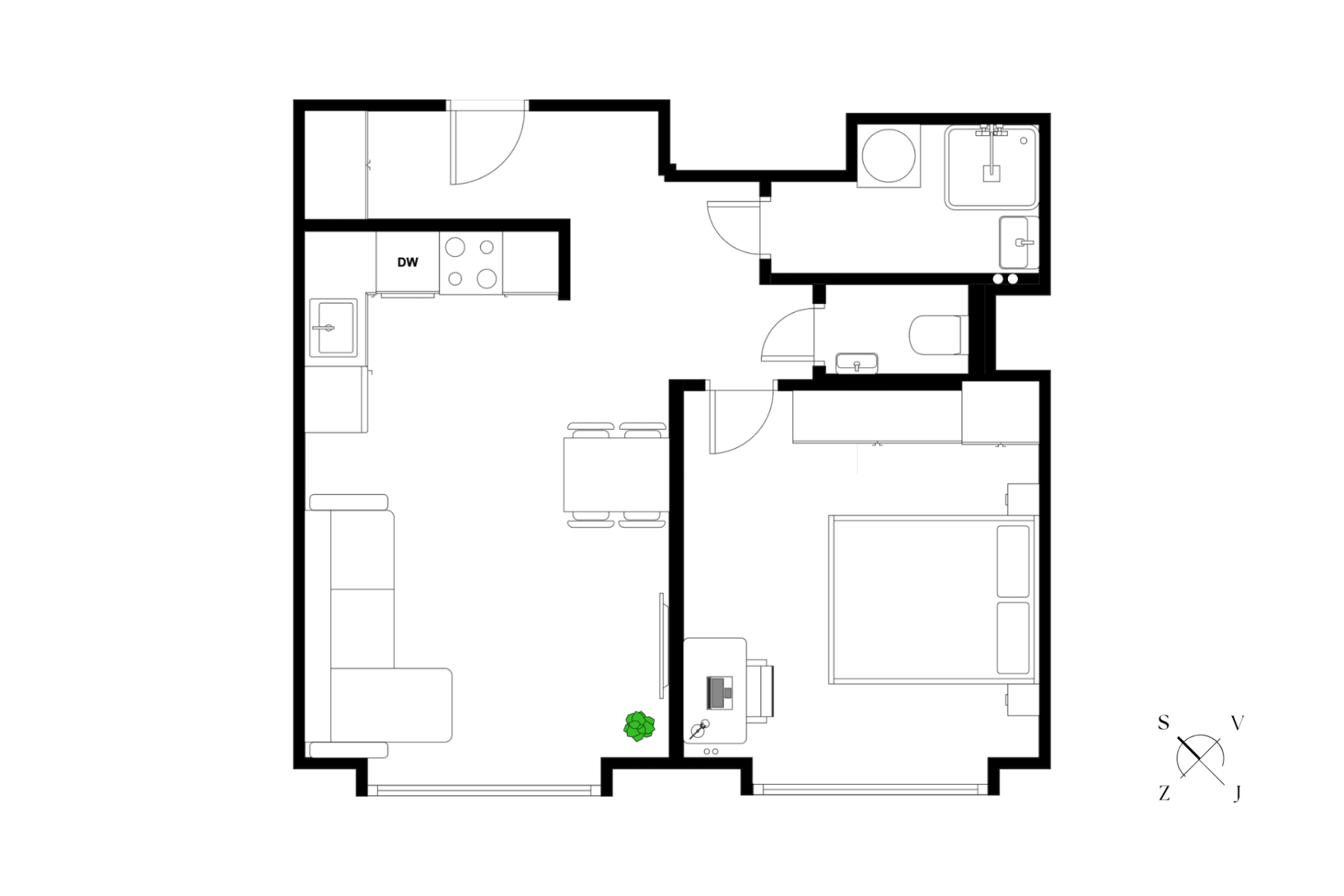 Prodej bytu 2+kk 42 m², Ruská, Praha, Praha Prodej bytu 2+kk 42 m², Ruská, Praha, Praha