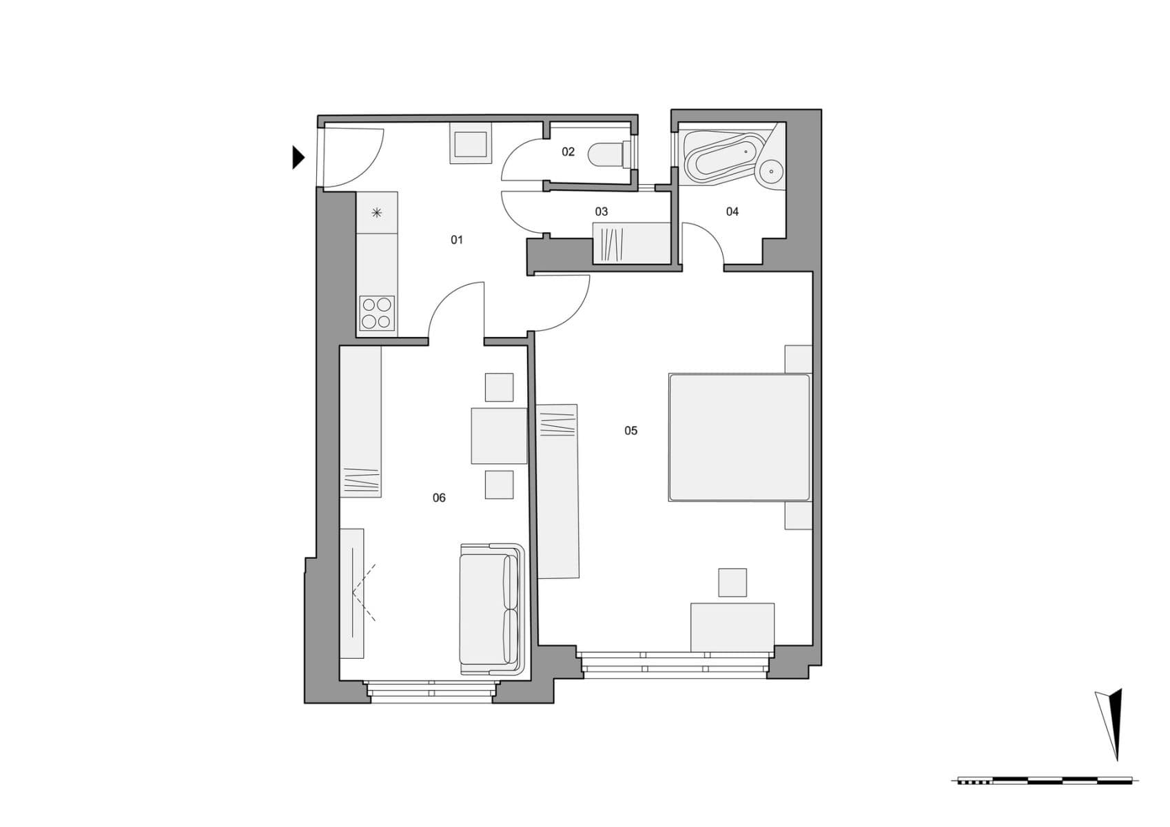 Prodej bytu 2+kk 51 m², Vosmíkových, Praha, Praha Prodej bytu 2+kk 51 m², Vosmíkových, Praha, Praha