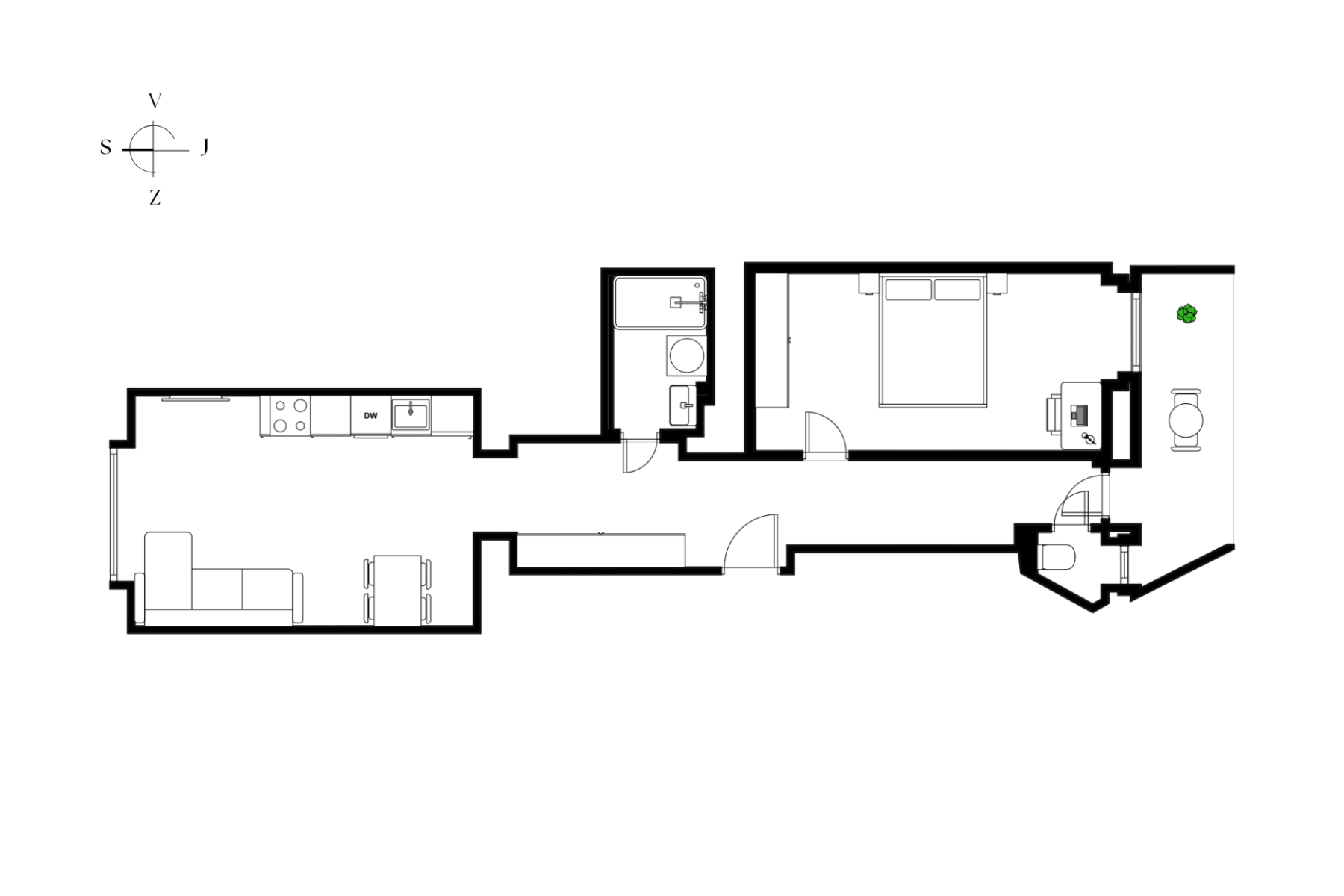 Prodej bytu 2+kk 56 m², Francouzská, Praha, Praha Prodej bytu 2+kk 56 m², Francouzská, Praha, Praha