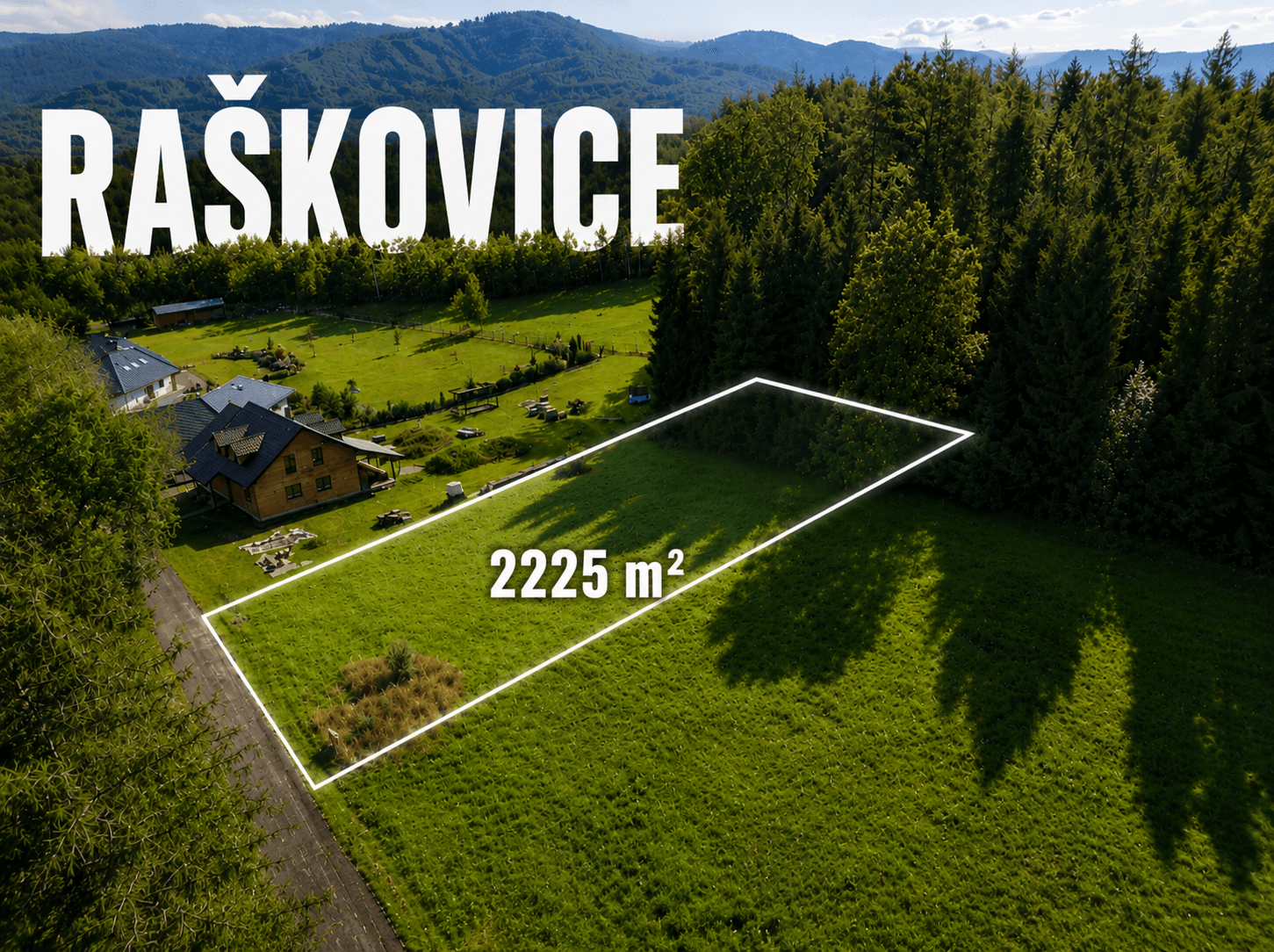 Prodej pozemku 2.225 m², Raškovice, Moravskoslezský kraj Prodej pozemku 2.225 m², Raškovice, Moravskoslezský kraj