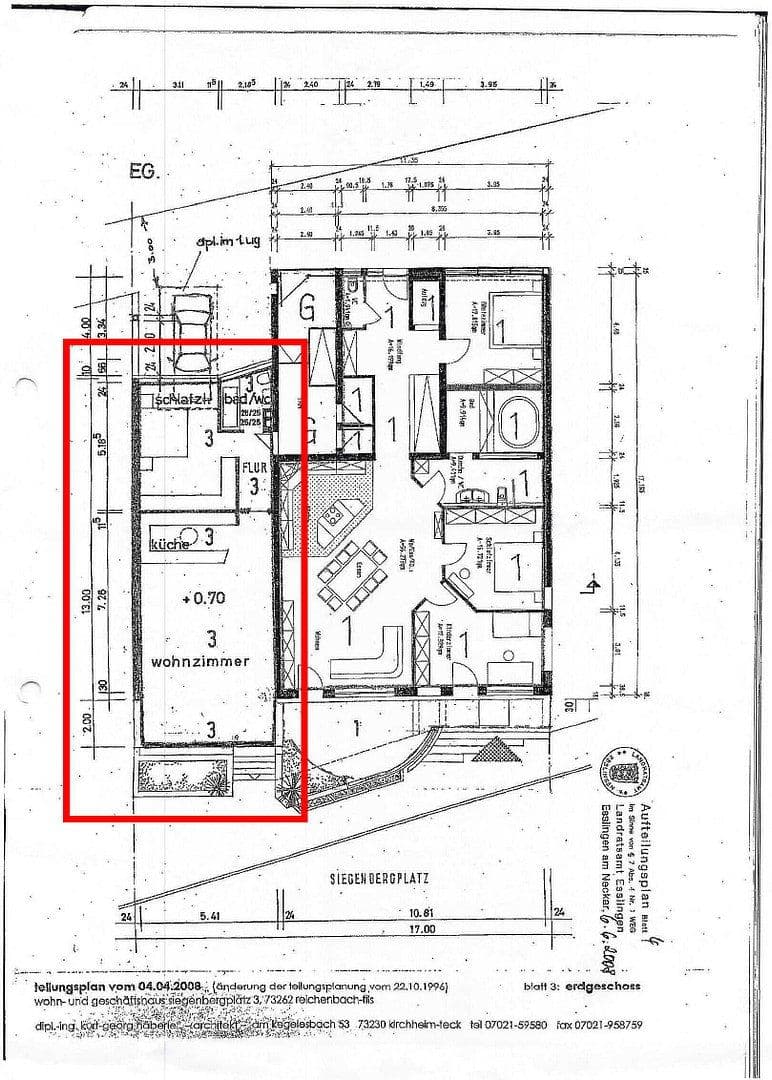 Pronájem bytu 2+kk 79 m², Siegenbergplatz 3, Reichenbach an der Fils, Bádensko-Württembersko Pronájem bytu 2+kk 79 m², Siegenbergplatz 3, Reichenbach an der Fils, Bádensko-Württembersko