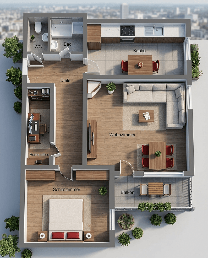 Prodej bytu 2+1 72 m², Schweinfurt, Bavorsko Prodej bytu 2+1 72 m², Schweinfurt, Bavorsko