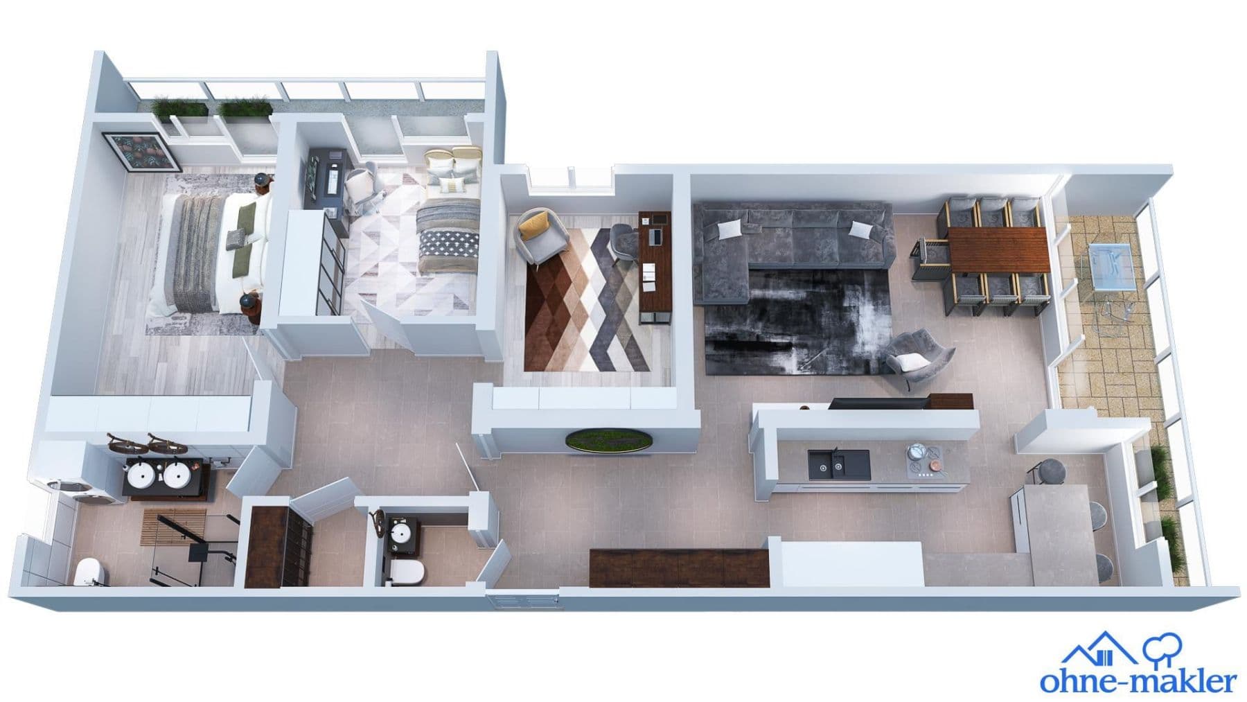 Prodej bytu 4+1 102 m², Am Göhlenbach 101, Kempten (Allgäu), Bavorsko Prodej bytu 4+1 102 m², Am Göhlenbach 101, Kempten (Allgäu), Bavorsko