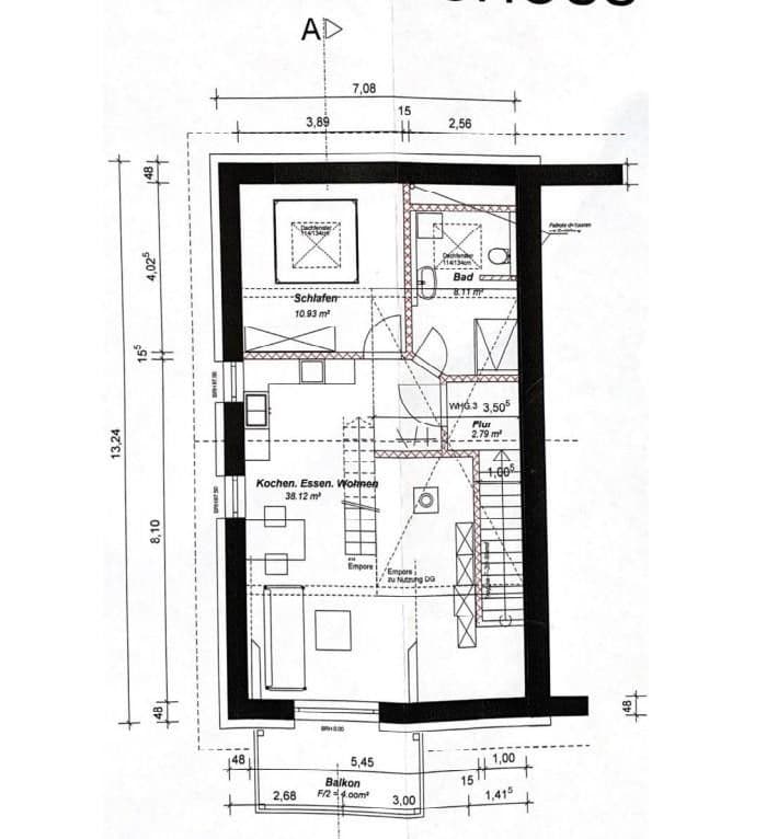 Pronájem bytu 2+1 73 m², Mühlbachstraße 15, Dirlewang, Bavorsko Pronájem bytu 2+1 73 m², Mühlbachstraße 15, Dirlewang, Bavorsko