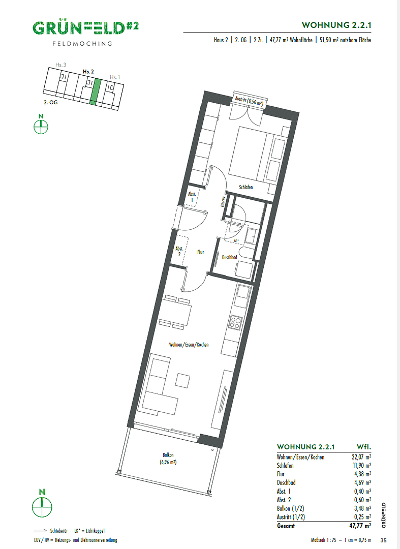 Pronájem bytu 2+1 48 m², Lilli-Kurowski-Straße 7, München, Bavorsko Pronájem bytu 2+1 48 m², Lilli-Kurowski-Straße 7, München, Bavorsko