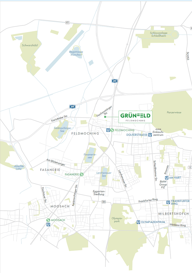 Pronájem bytu 2+1 48 m², Lilli-Kurowski-Straße 7, München, Bavorsko Pronájem bytu 2+1 48 m², Lilli-Kurowski-Straße 7, München, Bavorsko