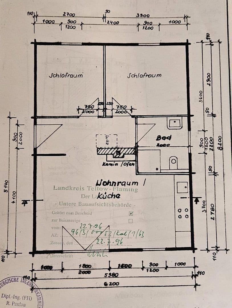 Pronájem domu 53 m², pozemek 609 m², Zossen, Braniborsko Pronájem domu 53 m², pozemek 609 m², Zossen, Braniborsko