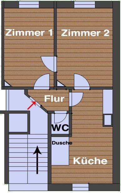 Pronájem bytu 2+1 43 m², Offenbach am Main, Hessen Pronájem bytu 2+1 43 m², Offenbach am Main, Hessen