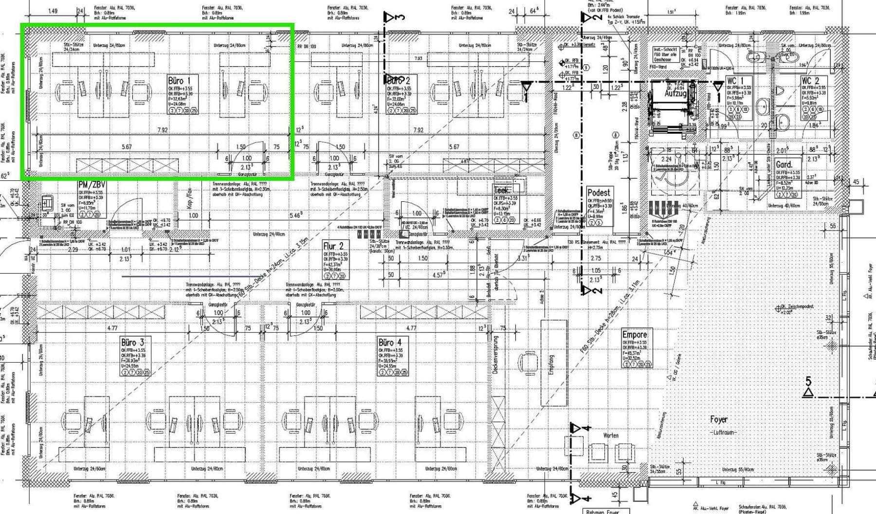 Pronájem kanceláře 46 m², Wagner-Régeny-Straße 14, Berlin, Berlín Pronájem kanceláře 46 m², Wagner-Régeny-Straße 14, Berlin, Berlín