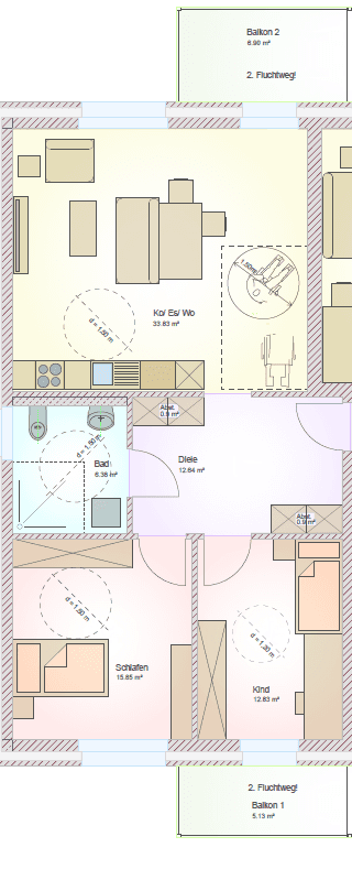 Pronájem bytu 2+1 50 m², Neuenkirchen-Vörden, Dolní Sasko Pronájem bytu 2+1 50 m², Neuenkirchen-Vörden, Dolní Sasko