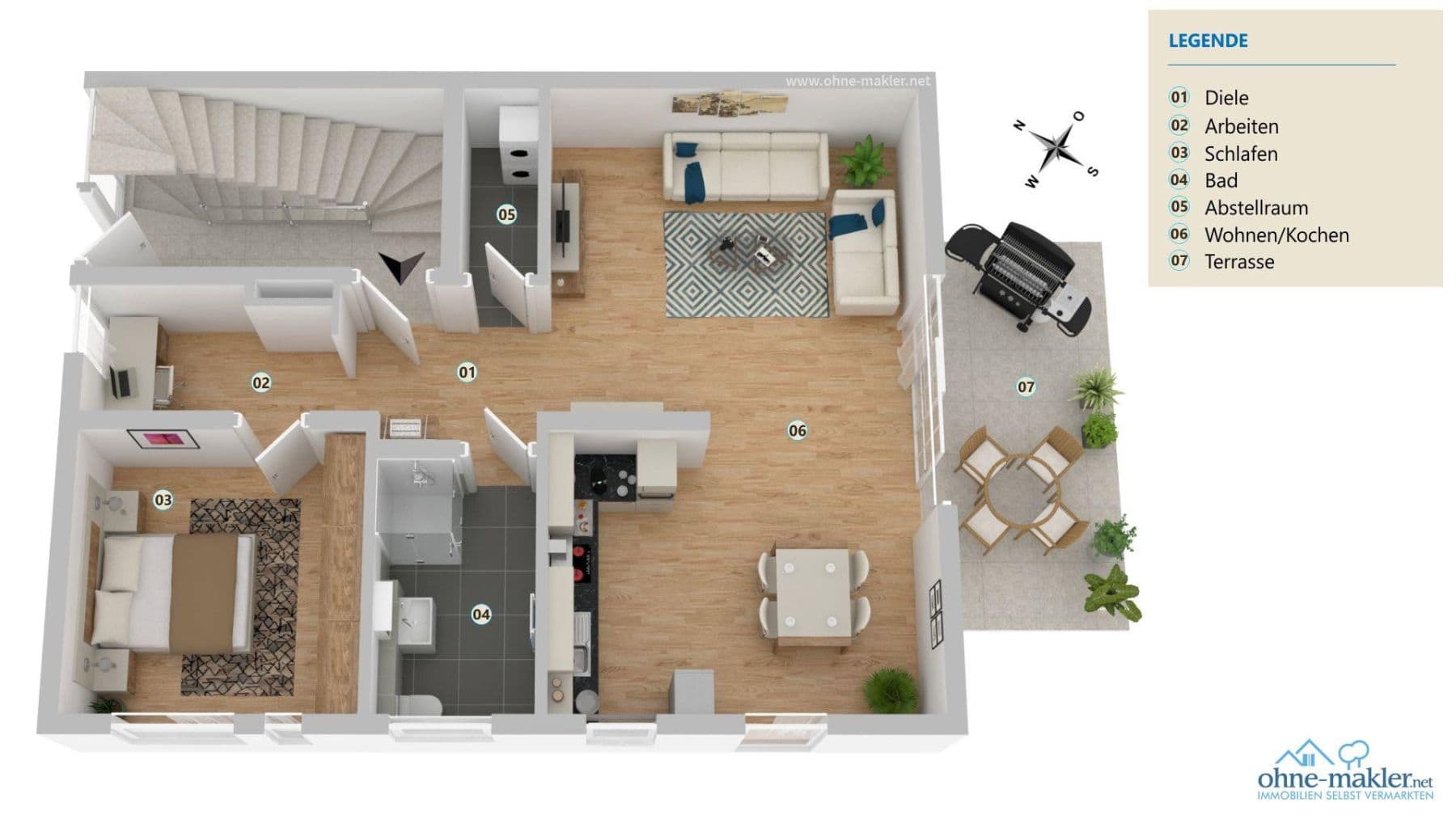Pronájem bytu 2+kk 73 m², Mälzerstraße 9, Paderborn, Severní Porýní-Vestfálsko Pronájem bytu 2+kk 73 m², Mälzerstraße 9, Paderborn, Severní Porýní-Vestfálsko
