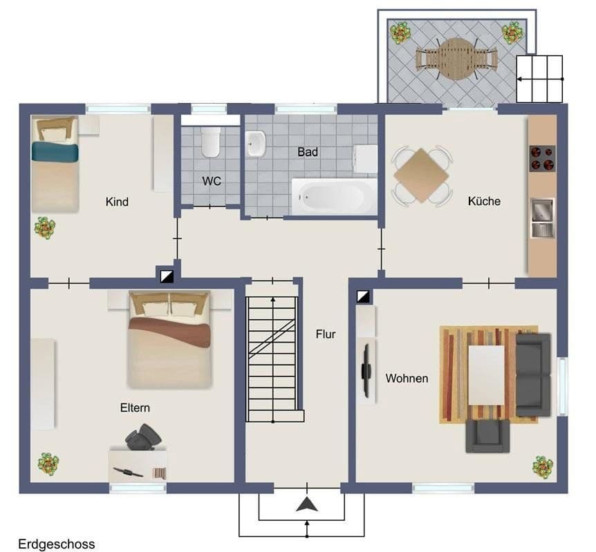 Prodej domu 180 m², pozemek 357 m², Bechhofen, Bavorsko Prodej domu 180 m², pozemek 357 m², Bechhofen, Bavorsko
